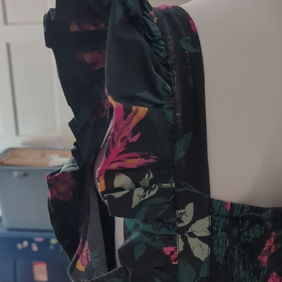 Floral Ruffle Midi Dress - Picture 6 of 8